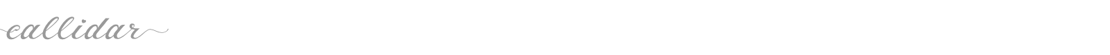 Callidar font preview
